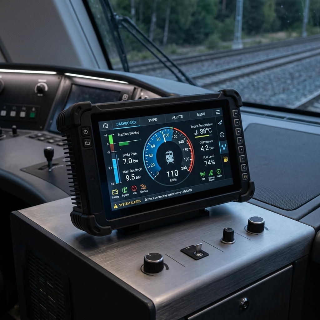 Driver Display Unit (DDU) for Modern Locomotives